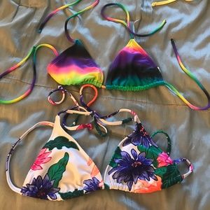 Size small bathing suit tops